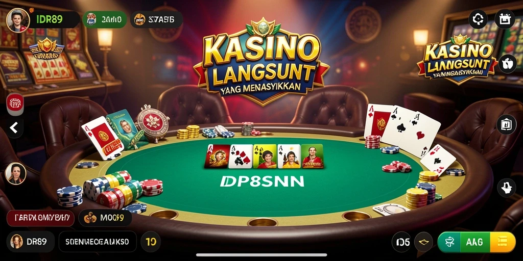 Tampilan menarik dari gameplay IDR89 dalam Live Casino.
