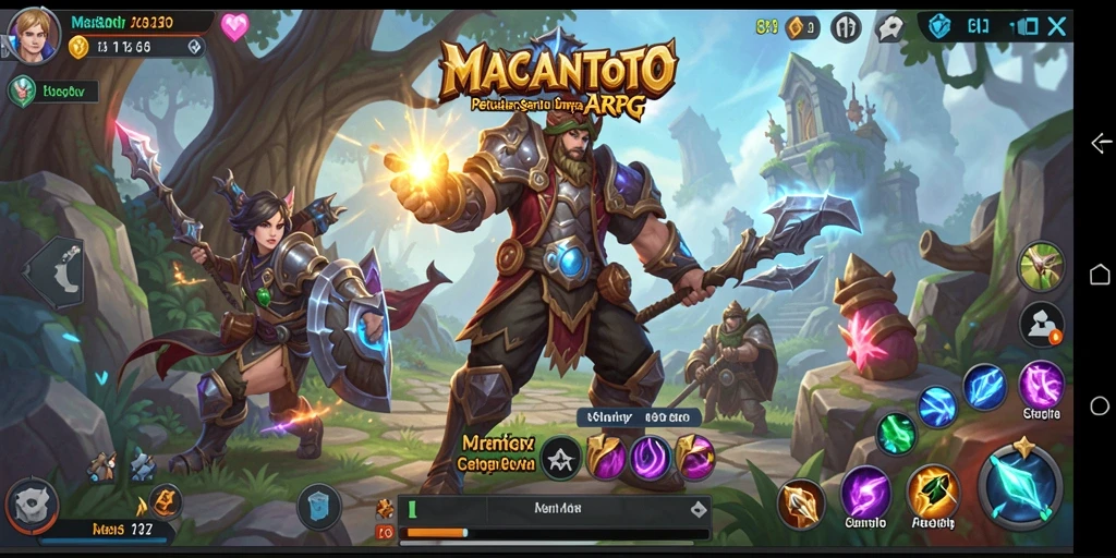 Gameplay seru di dunia ARPG yang penuh petualangan.