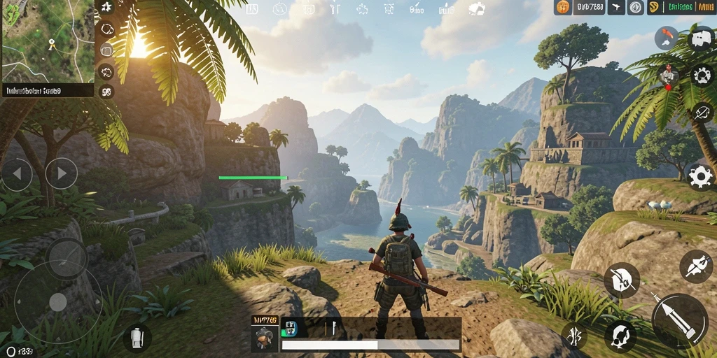 Tangkapan layar gameplay <strong>MVP789</strong> menunjukkan aksi eksplorasi di dunia terbuka yang imersif.