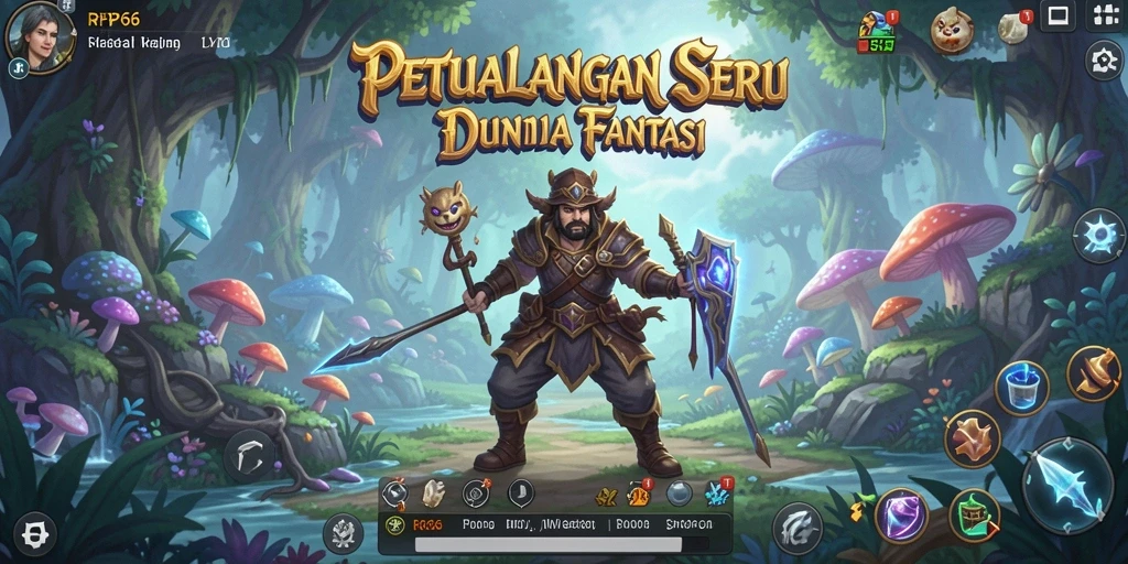 Tampilan seru dari gameplay RP66 yang penuh petualangan.