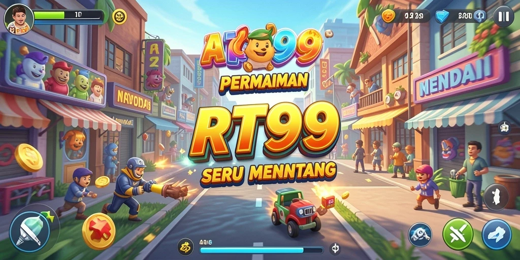 Tampilan gameplay RT99 yang penuh aksi dan tantangan seru.