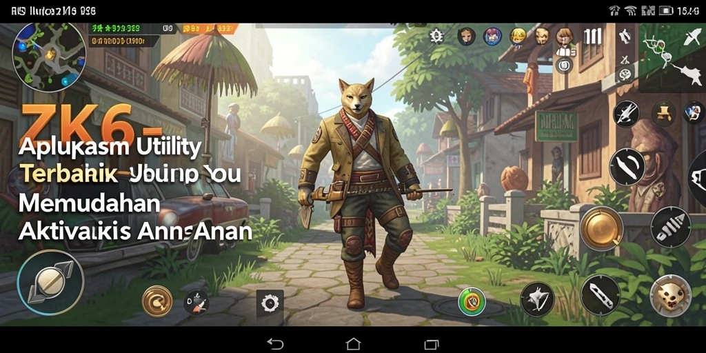 Screenshot aplikasi ZK6 menunjukkan antarmuka yang user-friendly.