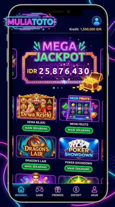 Screenshot fitur unggulan aplikasi 'muliatoto' yang memudahkan pencarian aplikasi.